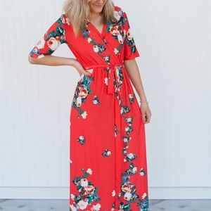 Floral maxi dress